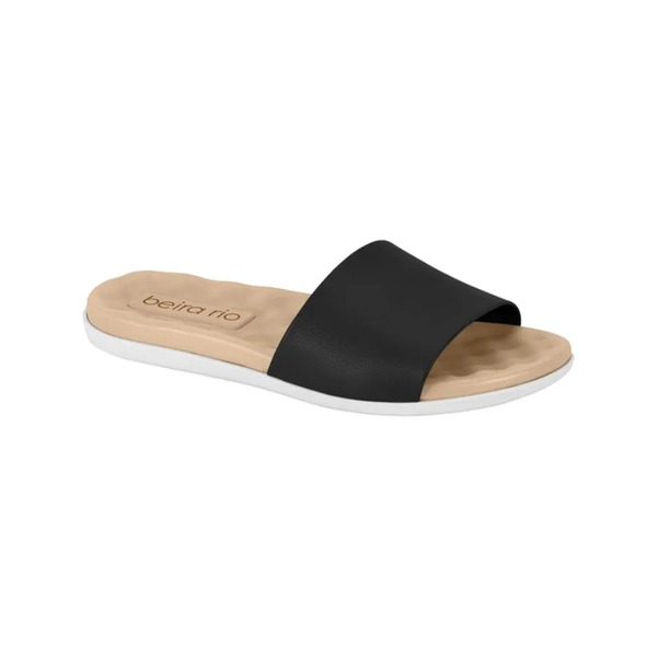 Chinelo Slide Beira Rio Turim 15745 PRETO NP/T SL