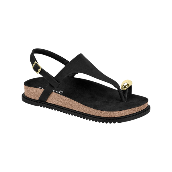 Sandália Papete Beira Rio Nobuck Lisboa