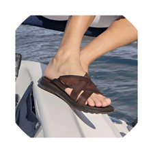 Chinelo Slide Couro Pegada 133151 - Chinelaria Leilane Neves