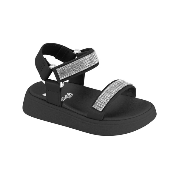 Sandália Papete Molekinha Napa Turim15745 preto