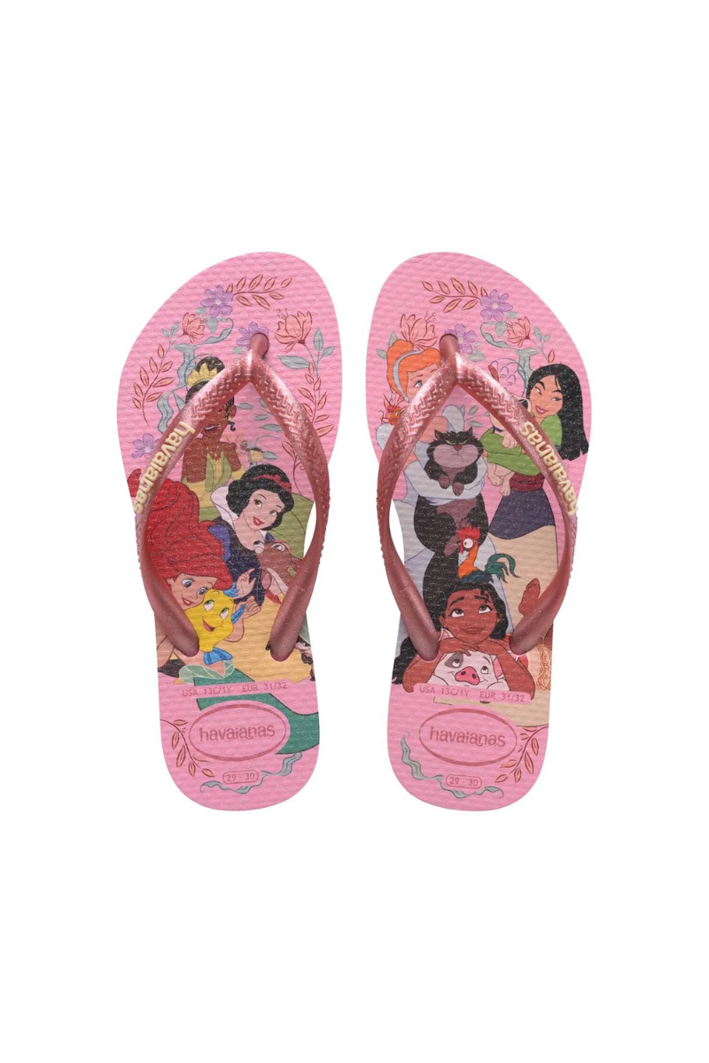 Chinelo Kids Slim Havaianas Princess 25/6 Chinelaria Leilane Neves