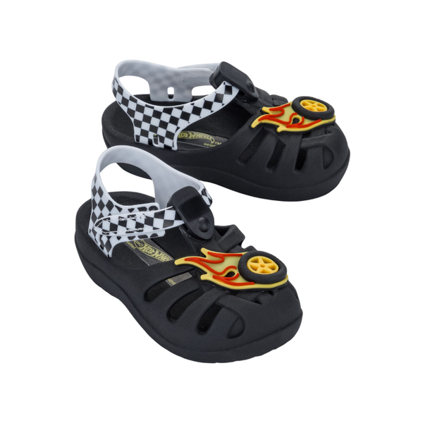 Sandália Papete Grendene 23299 Hotwheels Speed - Chinelaria