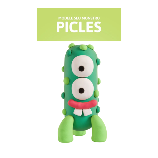 Massinha Clayeez Kit Modele Seu Monstro 38g - Chinelaria Leilane Neves