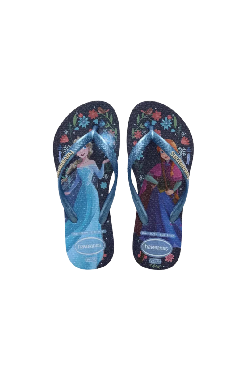 Chinelo Kids Slim Havaianas Princess Frozen 25/26 - Chinelaria