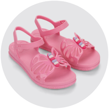 Sandália Grendene Kids 23268 Barbie Fly Mochila
